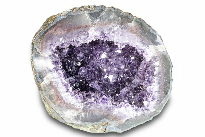 Sparkly, Purple Amethyst Geode - Uruguay #276821